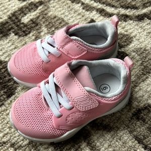 Cat & Jack Pink Toddler Sneakers Size 6, never used.